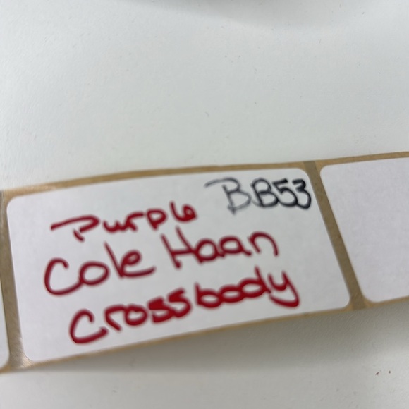 Cole Haan Leather Purple Crossbody Purse - Picture 8 of 8